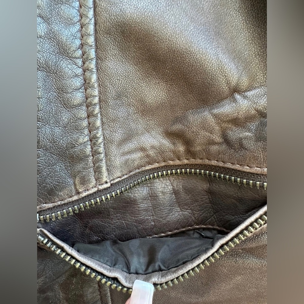 Mango leather jacket - Picture 9 of 14